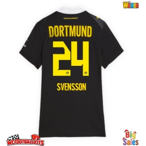 Borussia Dortmund Daniel Svensson #24 Replica Away Stadium Shirt for Women 2026-27 Short Sleeve